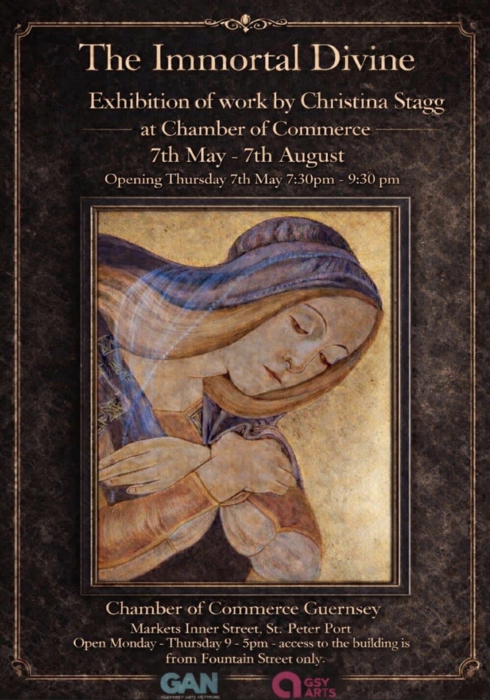 Poster for Immortal Divine: A Collection of paintings by Christina Stagg