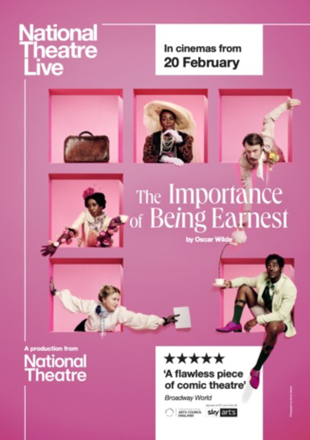 Poster for National Theatre Live presents: The Importance of being Earnest