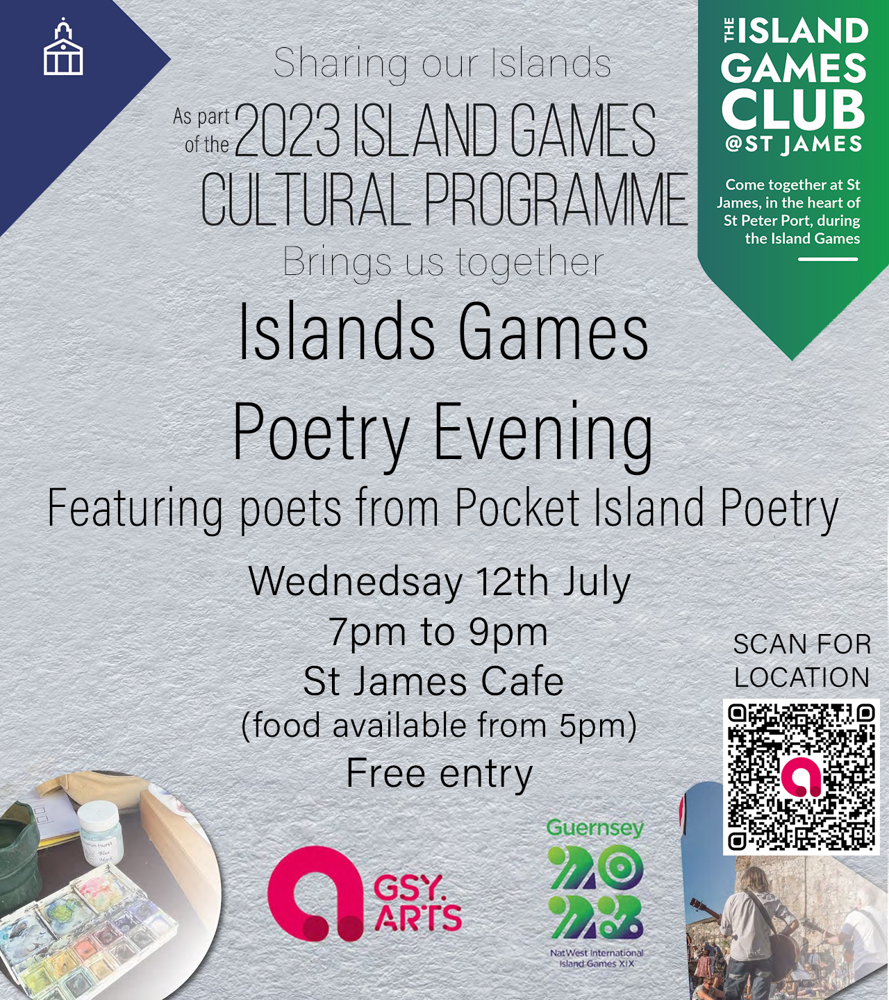 Island Games Poetry Evening | Guernsey Arts