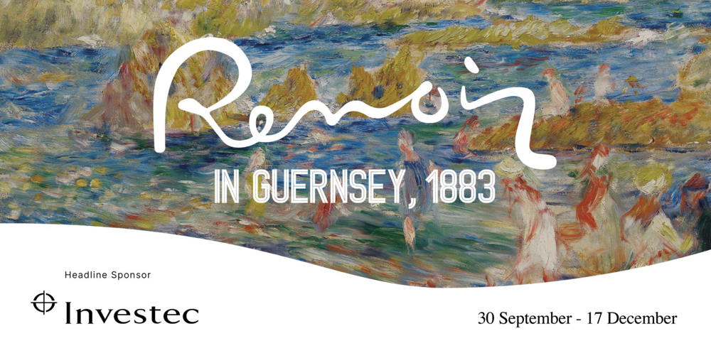 Poster for Renoir in Guernsey, 1883 by Art for Guernsey