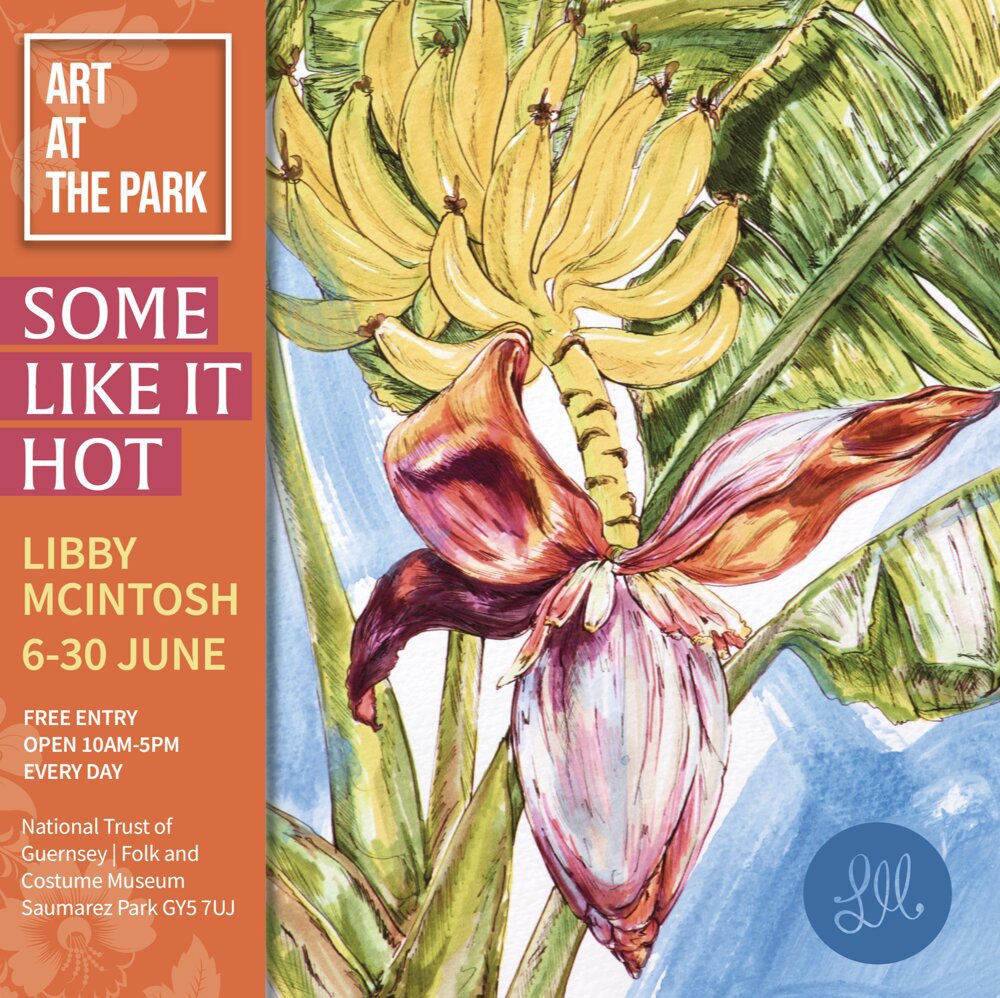 Poster for Art at the Park - 'Some like it Hot' by Libby McIntosh