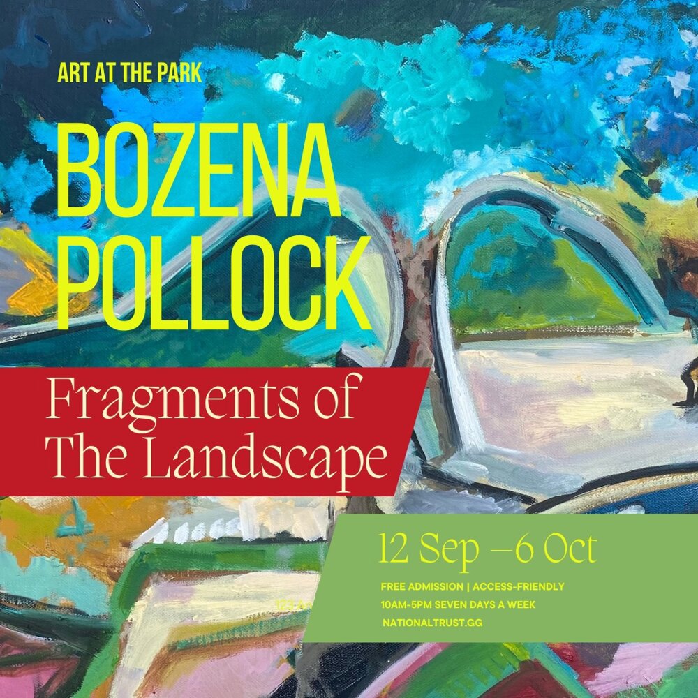 Poster for Art in the Park - ‘Fragments of the Landscape’ by Bozena Pollock