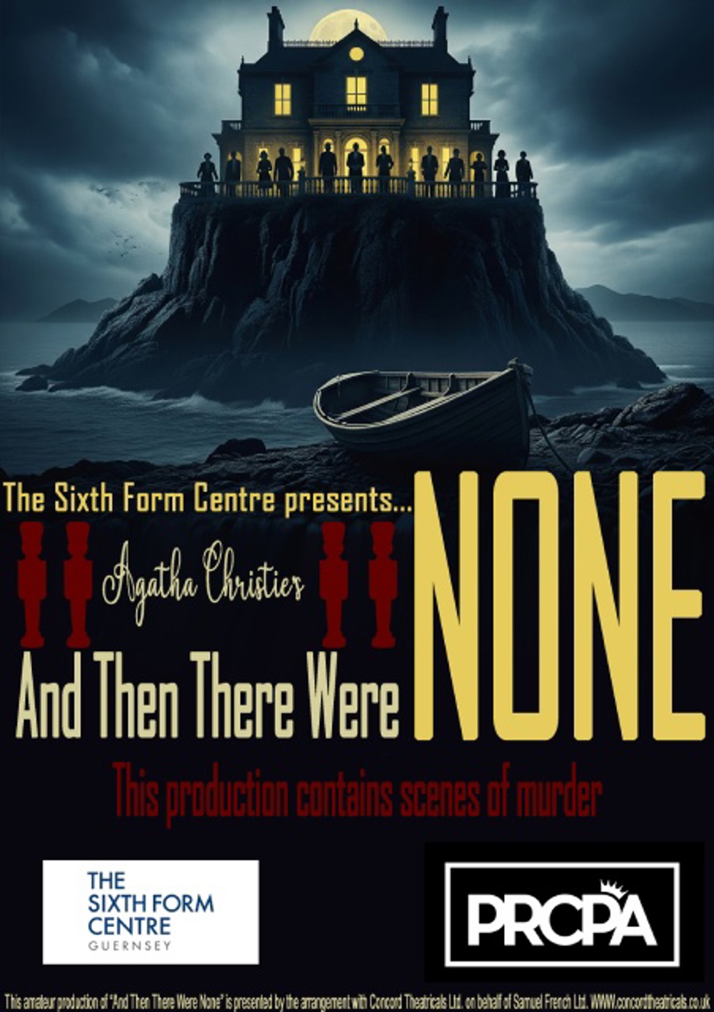 Poster for The Sixth Form Centre presents: AGATHA CHRISTIE’S - AND THEN THERE WERE NONE