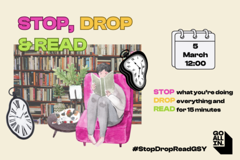 Stop, Drop & Read for World Book Day!