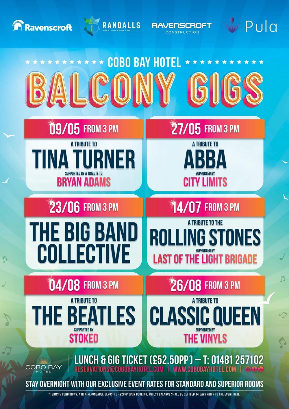 Cobo Balcony Gigs 2024 Guernsey Arts