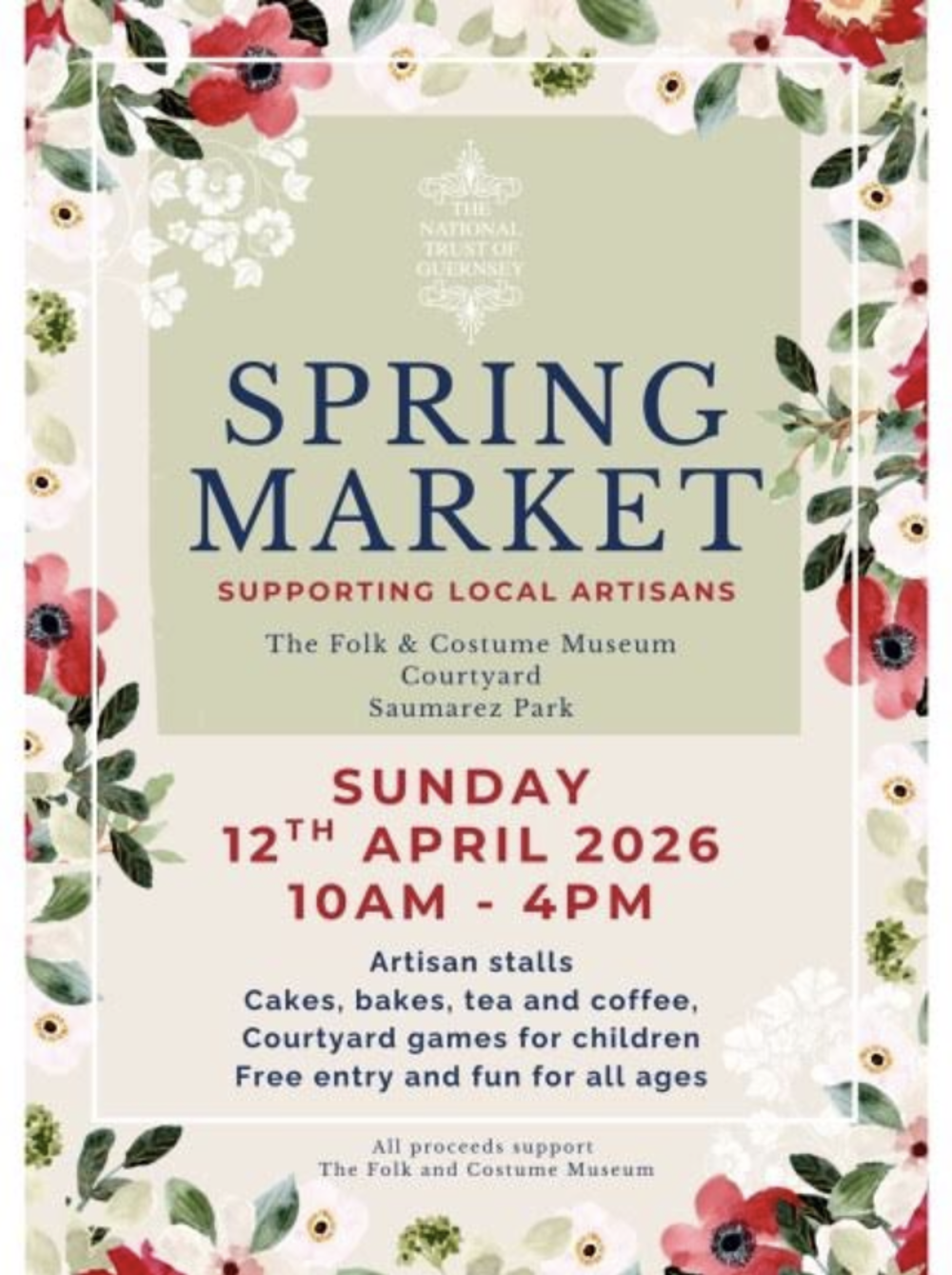 Poster for Spring Artisan Market
