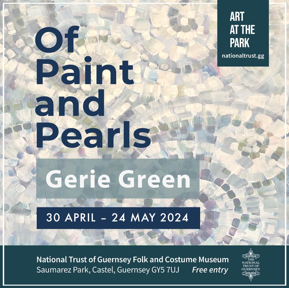 Poster for Art at the Park: 'Of Paint and Pearls' by Gerie Green