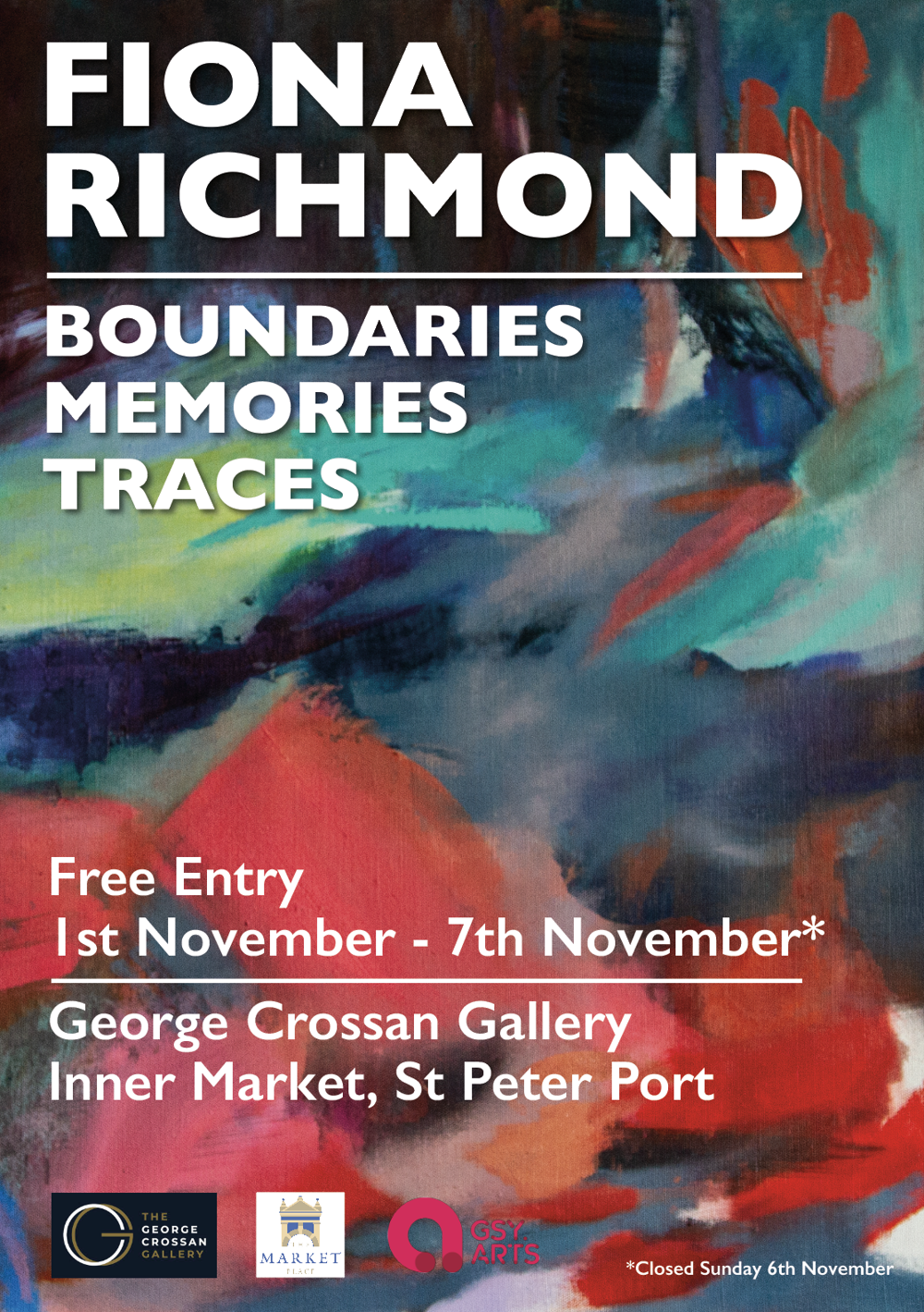 Poster for Fiona Richmond - Boundaries, Memories, Traces