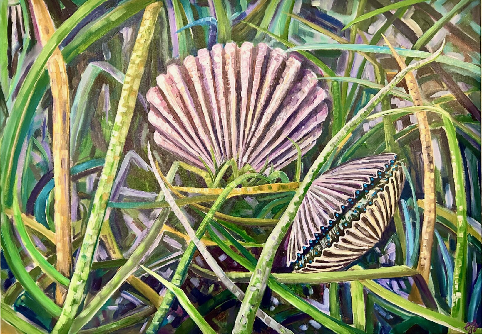 Art at the Park: 'Of Paint and Pearls' by Gerie Green