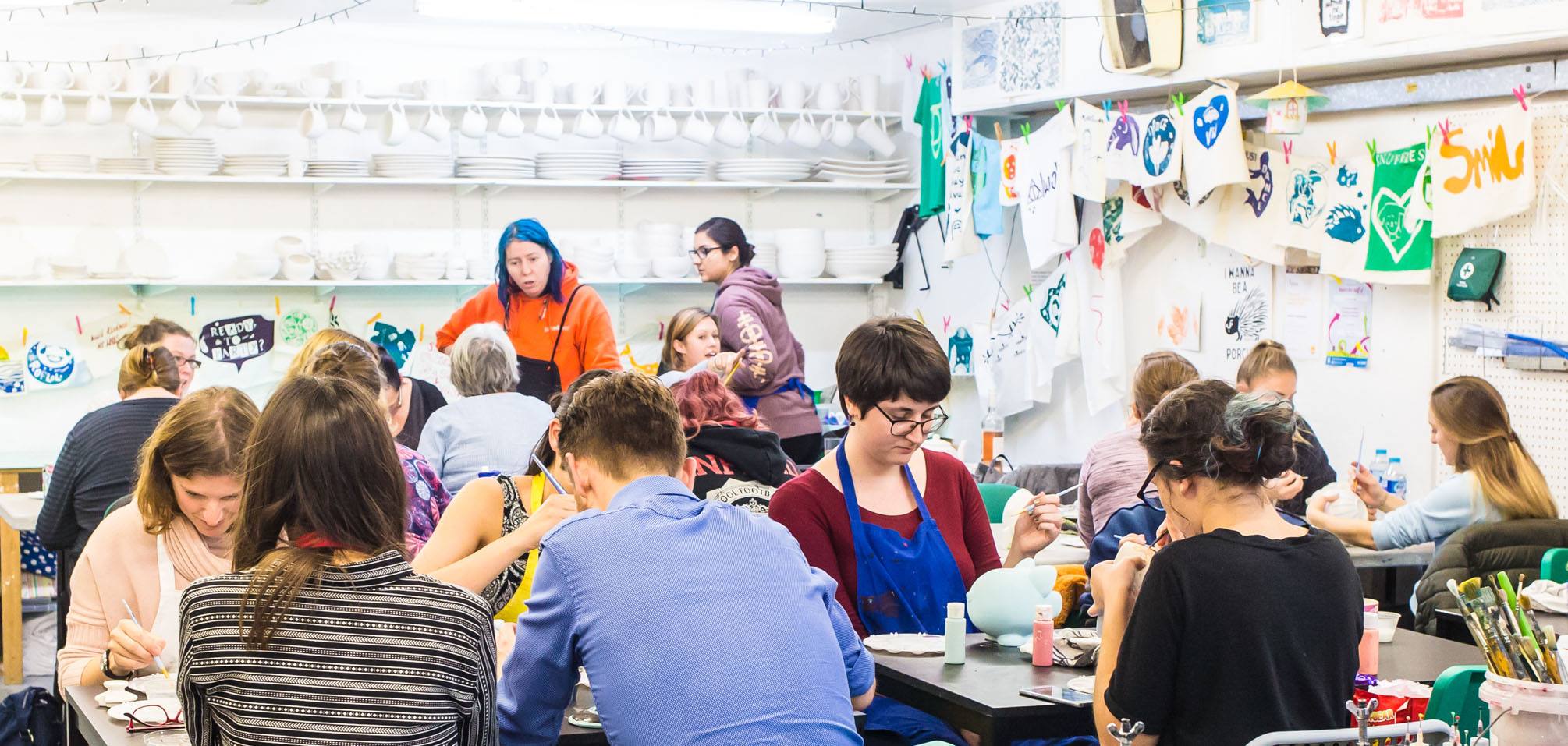 Late Night Pottery Painting Guernsey Arts