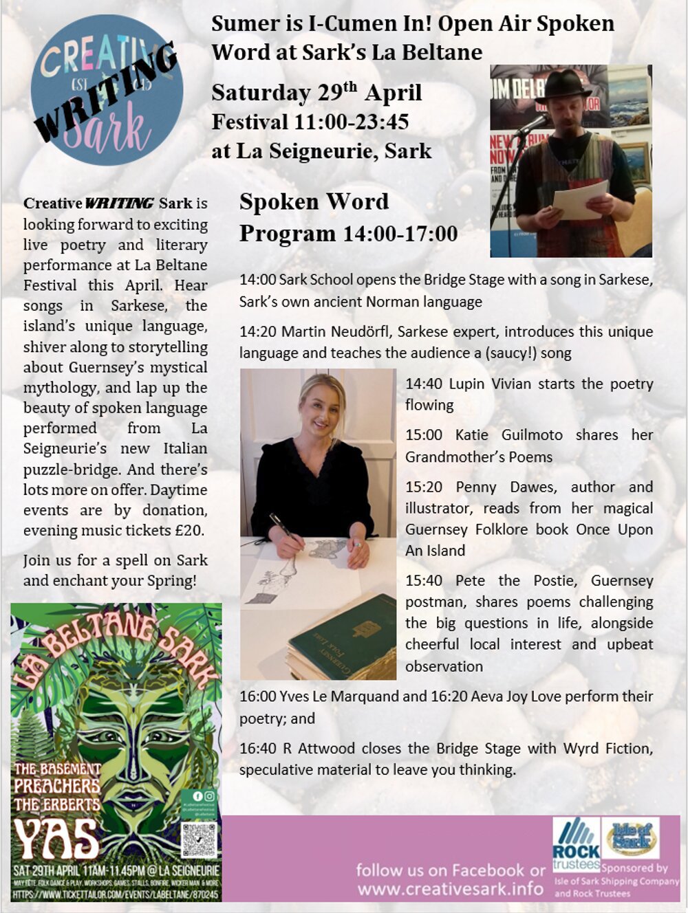 Poster for La Beltane - Sark's May Day Celebrations
